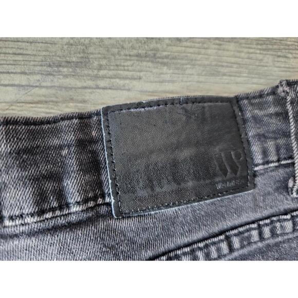 Boy's Youth Waimea Stacked Fit Denim Black Jeans Pants Size 18 Distressed - Picture 13 of 13